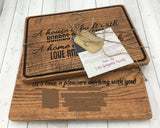 Custom Cutting Board with Personalized Name and Information - Perfect Housewarming Present, Real Estate Gift